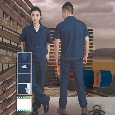 服裝廠家專業(yè)定制全棉短袖工作服 勞保短袖工裝 定制短袖廠家批發(fā) 量大價(jià)優(yōu)